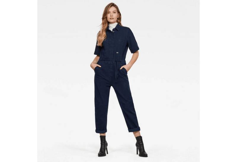 G-STAR Jumpsuit Damen Army Jumpsuit Sartho Blue Womens Overall Größe: S (1-tlg) Stretch-Denim von G-STAR