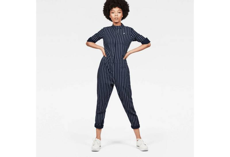 G-STAR Jumpsuit Damen Overall Avernus Racer Suit Slim Sartho Blue Größe: XL (1-tlg) Eingrifftaschen von G-STAR