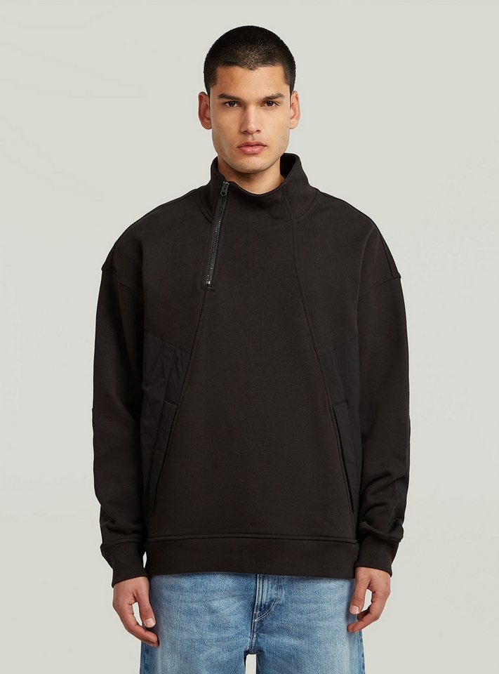 G-STAR Longpullover Fabric Mix Half Zip Sweater von G-STAR