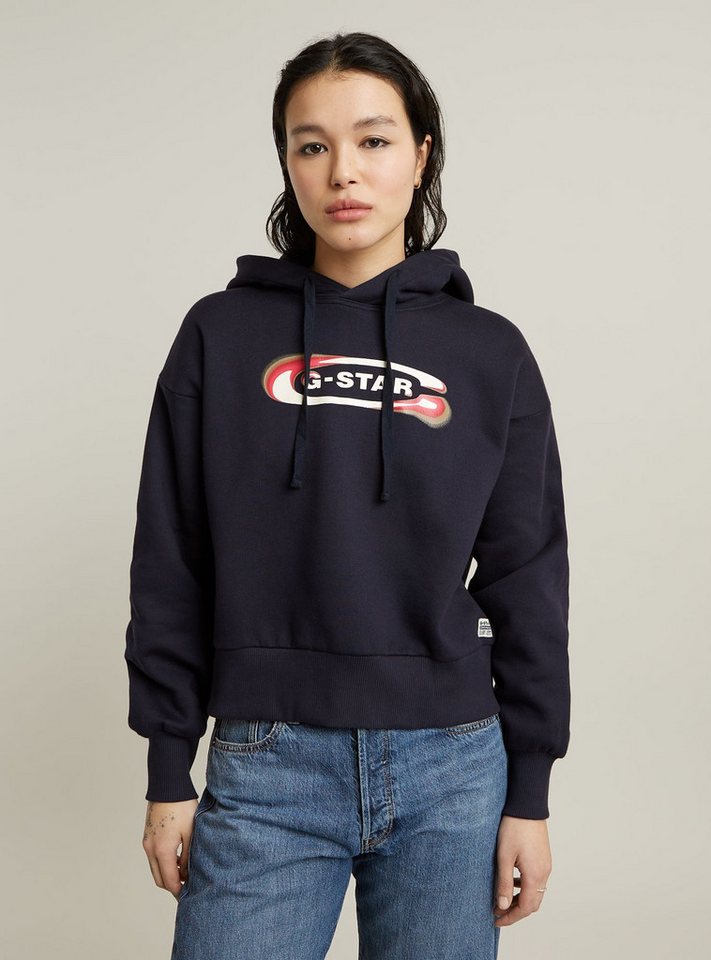 G-STAR Longpullover Old Skool Logo Loose Hoodie von G-STAR