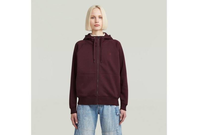 G-STAR Kapuzensweatjacke Premium core 2.1 hdd zip thru mit tonaler Logostickerei von G-STAR