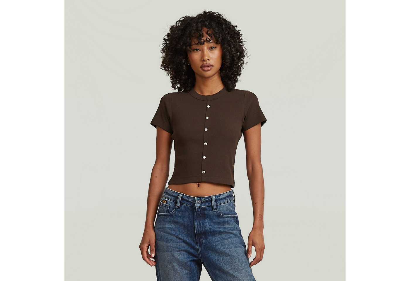 G-STAR Kurzarmshirt Heritage hardware baby r t wmn von G-STAR