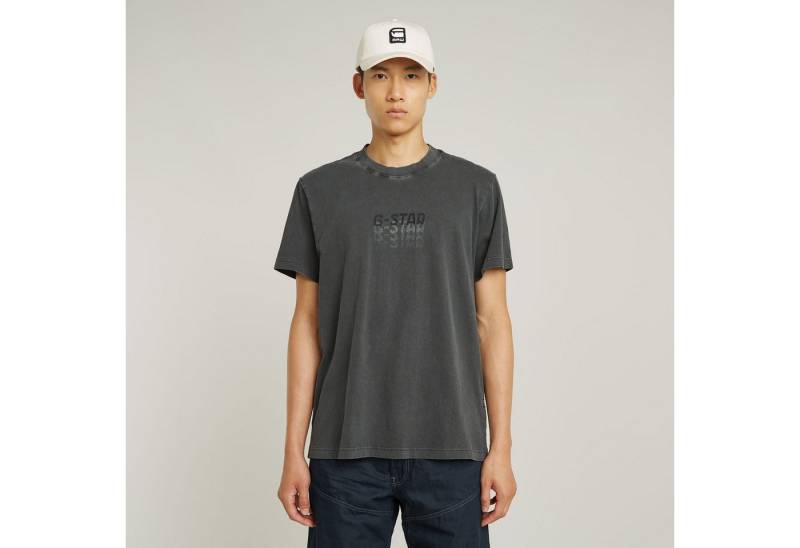 G-STAR Kurzarmshirt Multi logo overdyed loose r t von G-STAR
