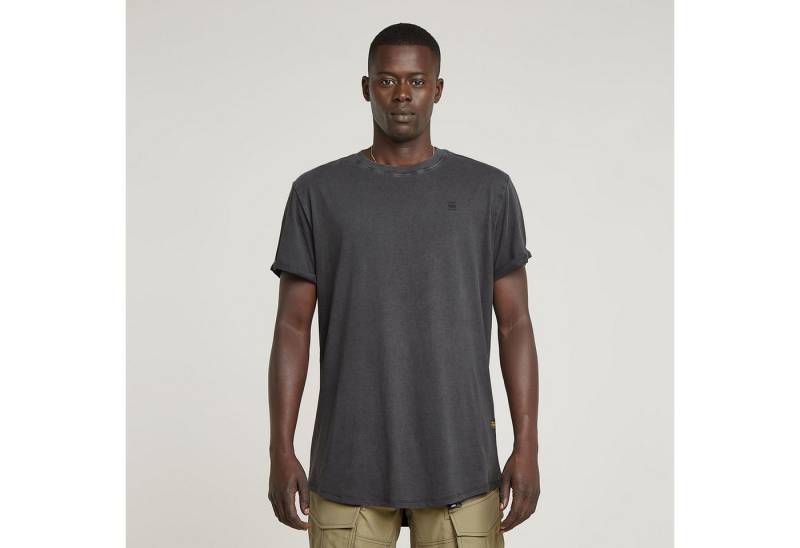 G-STAR Kurzarmshirt Text back gr overdyed lash r t von G-STAR