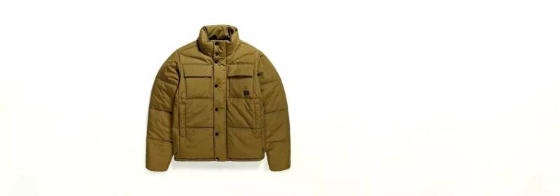 G-STAR Kurzjacke G-star Raw FOUNDATION PADDED Jacket Herren Jacken, OLIVGRÜN. in Unifarbe von G-STAR