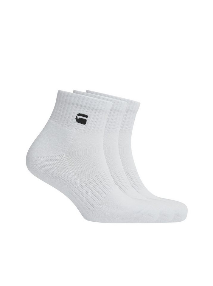 G-STAR Kurzsocken WICK, 3 PACK ANKLE SPORTS SOCKS (Packung, 3-Paar) mit Logostickerei von G-STAR