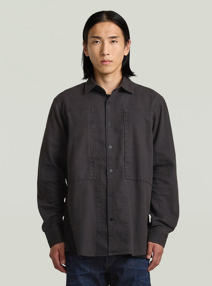 G-STAR Langarmshirt Panelled Pocket Regular Shirt von G-STAR
