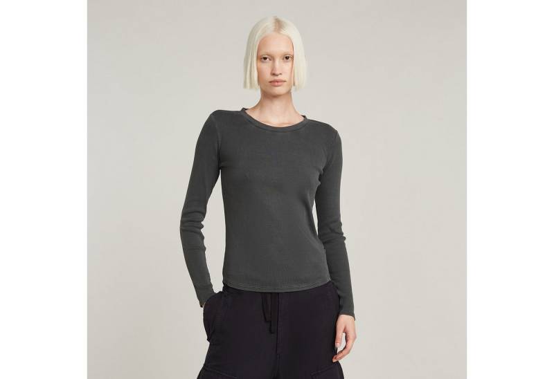 G-STAR Langarmshirt Tops Overdyed slim im Overdyed-Look von G-STAR