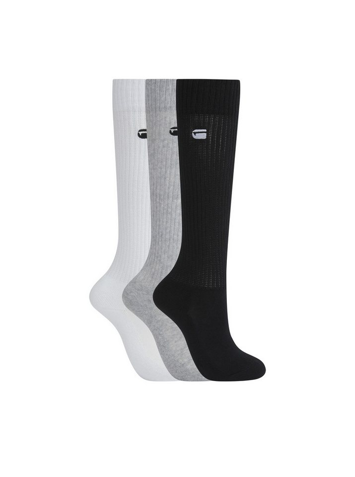 G-STAR Langsocken MYSTIC, SLOUCHY SOCKS (Packung, 3-Paar) mit Logostickerei von G-STAR