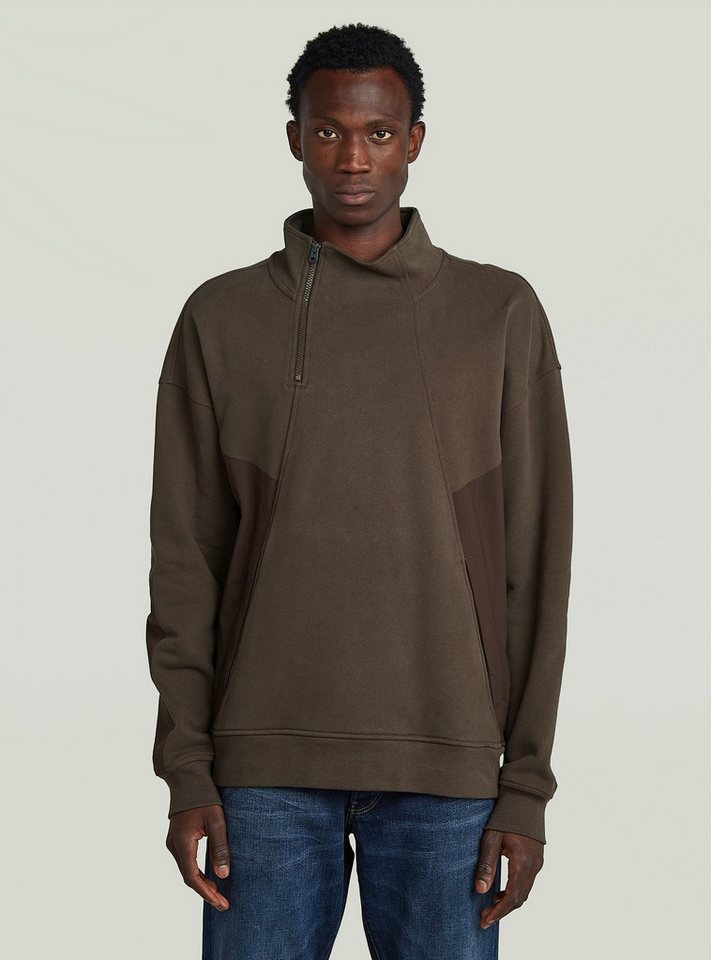 G-STAR Longpullover Fabric Mix Half Zip Sweater von G-STAR