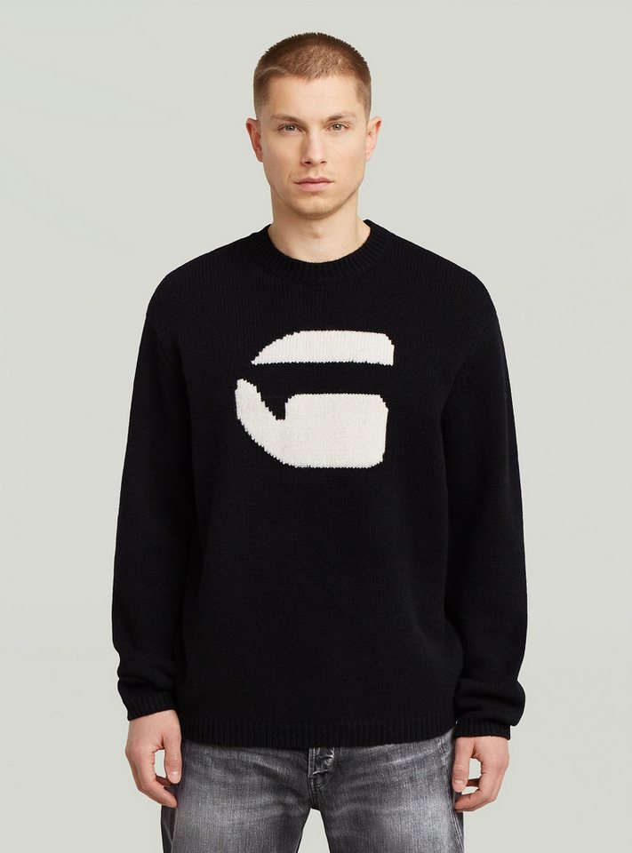 G-STAR Longpullover G Logo Relaxed Knit Pullover von G-STAR