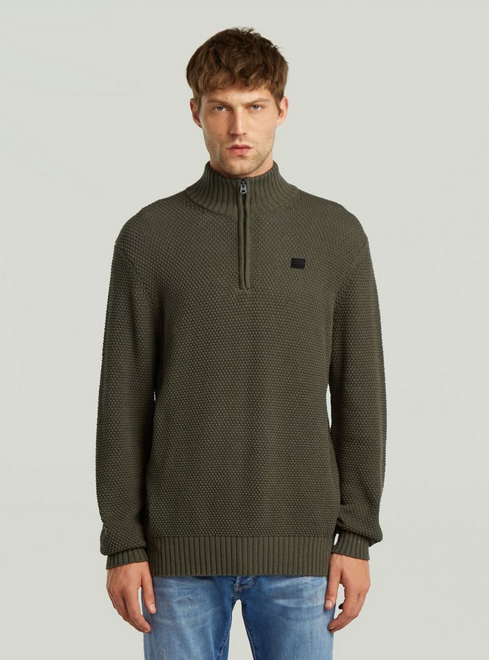 G-STAR Longpullover Honey Comb Structure Skipper Knit von G-STAR