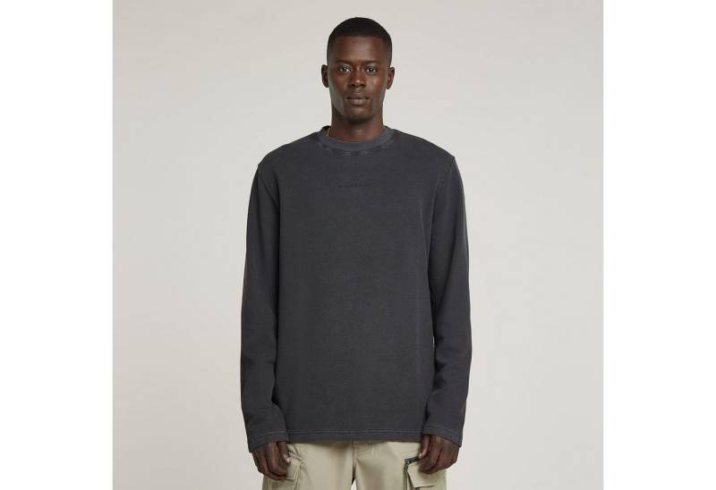 G-STAR Longsleeve Overdyed Tweeter aus Piqué-Strick von G-STAR