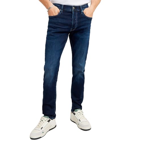 G-Star Men's 3301 Slim Jeans, Blau (dk Aged D25742-8968-89), 28W / 34L von G-Star Raw