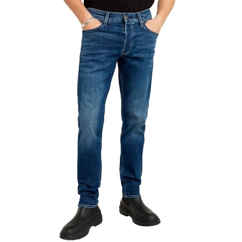 G-Star Men's 3301 Slim Jeans, Blau (medium Aged D25742-8968-071), 34W / 38L von G-Star Raw