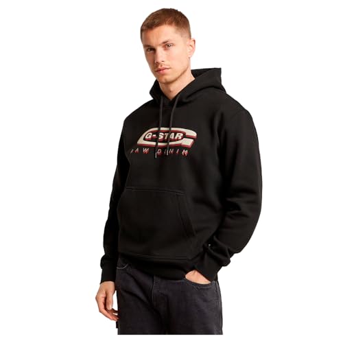 G-STAR Old Skool Logo Hooded Sweat von G-STAR