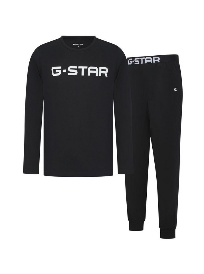 G-STAR Pyjama STONE (Set, 2 tlg., Set aus Hose und Oberteil) mit elastischem Bund, weichem Material & stilvollem Design von G-STAR