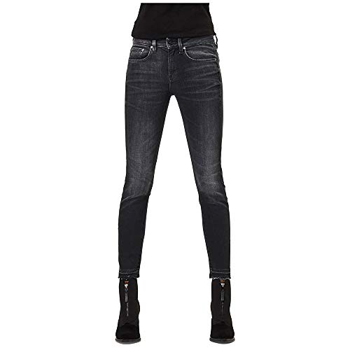G-STAR RAW Damen 3301 Mid Skinny Ripped Edge Ankle Jeans von G-STAR