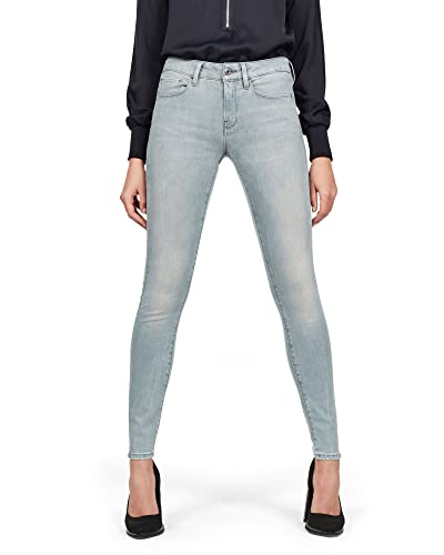 G-STAR RAW Damen 3301 Mid Waist Skinny Jeans von G-STAR