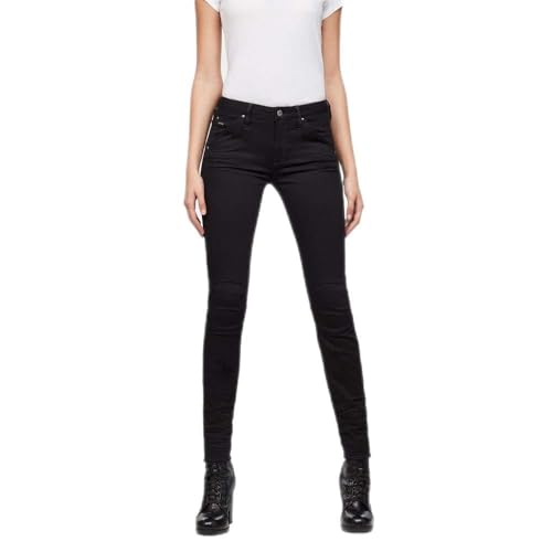 G-STAR RAW Damen 5622 Mid-Waist Skinny Jeans, Blau (rinsed D06722-8970-082), 23W / 32L von G-STAR