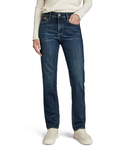 G-Star Damen Ace 2.0 Slim Straight Jeans Jeans, Blau (Worn in Yukon Blue D23638-c052-g321), 30W / 30L von G-Star RAW