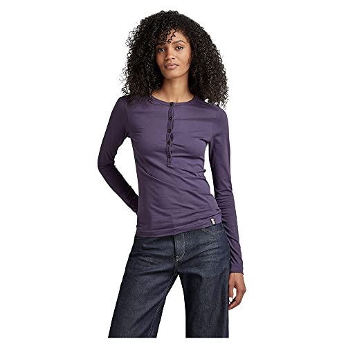 G-STAR RAW Damen Essential Henley Slim Top von G-STAR