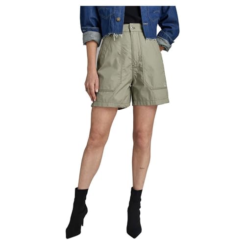 G-Star RAW Damen Fatigue Shorts, Grün (Shamrock D24405-A790-2199), 31 von G-STAR RAW