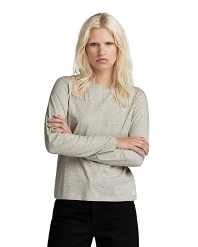 G-Star RAW Damen Front Seam Top, Mehrfarben (Milk Htr D24514-4107-971), XS von G-Star RAW