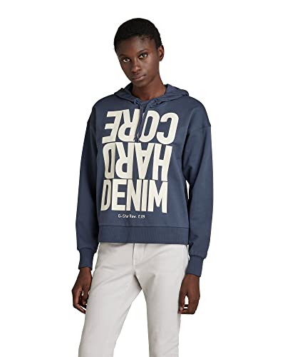 G-STAR RAW Damen Hard Core Denim Loose Hooded Sweatshirt von G-STAR RAW