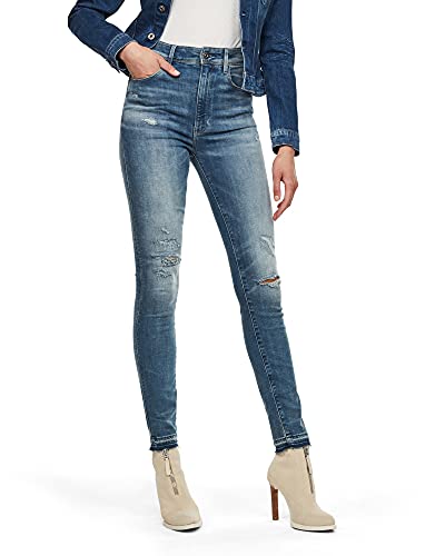 G-STAR RAW Damen Kafey Ultra High Skinny Ripped Edge Ankle Jeans von G-STAR RAW