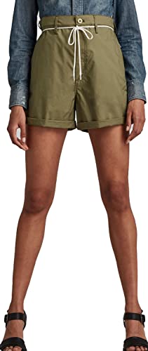 G-STAR RAW Damen Lintell Shorts, Grün (sage D19693-4481-724), 26 von G-STAR RAW