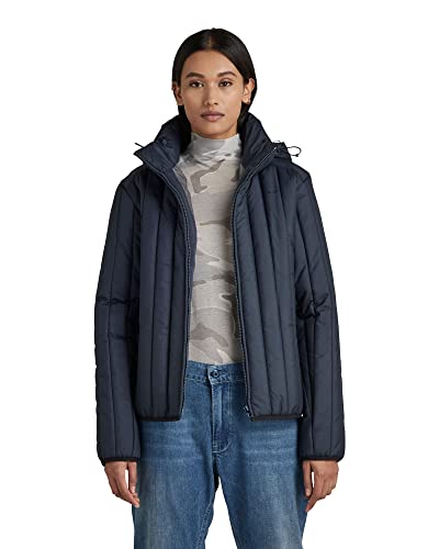 G-STAR RAW Damen Meefic Vertical Quilted Jacke, Blau (salute D22241-B958-C742), XL von G-STAR RAW