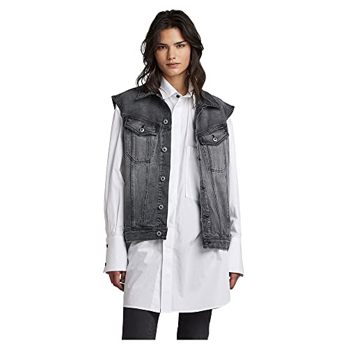G-STAR RAW Damen Oversized Denim Weste Evergreen von G-STAR