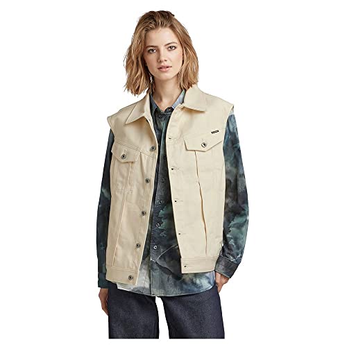 G-STAR RAW Damen Oversized Denim Weste Evergreen von G-STAR