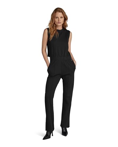 G-STAR RAW Damen Pintucked Jumpsuit, Schwarz (dk black D24525-D275-6484), XXS von G-STAR RAW