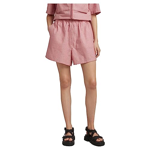 G-STAR RAW Damen Sport Shorts, Mehrfarben (pink Ink/Milk D23313-D123-D852), L von G-STAR RAW