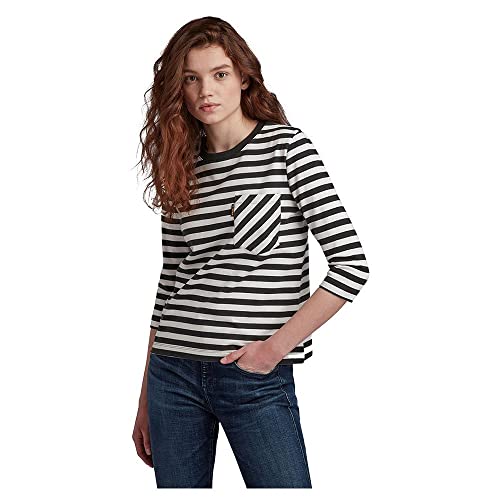 G-STAR RAW Damen Stripe Pocket Loose 3 Top von G-STAR RAW