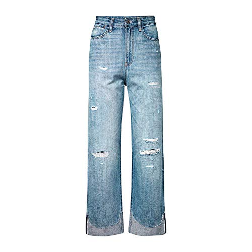 G-STAR RAW Damen Tedie Ultra High Straight Turn Up Raw Edge Ankle Jeans von G-STAR