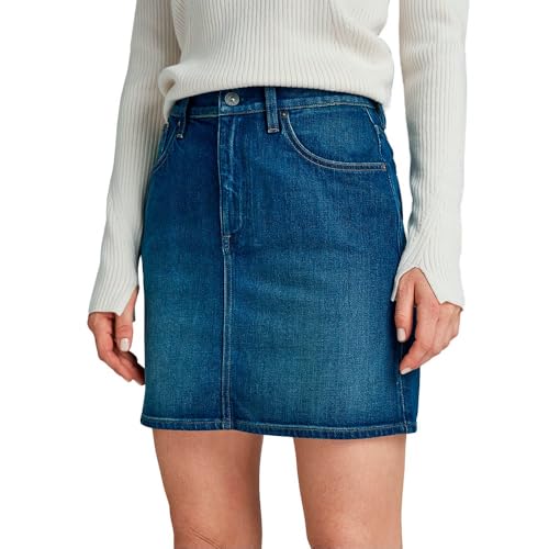 G-Star RAW Damen Viktoria Short Rock Clean Edge, Blau (Worn in isola Night D24387-D538-G331), 28 von G-STAR