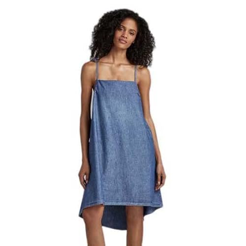 G-Star Raw Damen para Simple Short Kleid, Blau (Faded Ionic Blue D22867-D307-D892), L von G-Star Raw