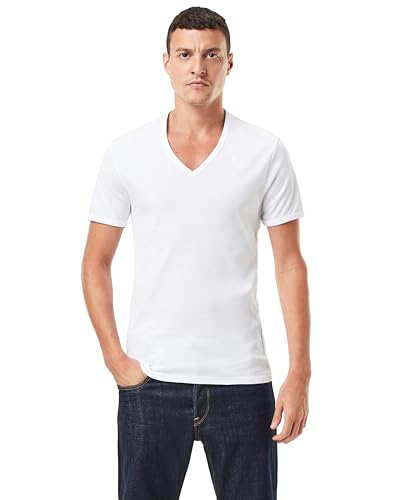 G-STAR RAW Herren Basic V-Neck T-Shirt 2-Pack von G-STAR RAW