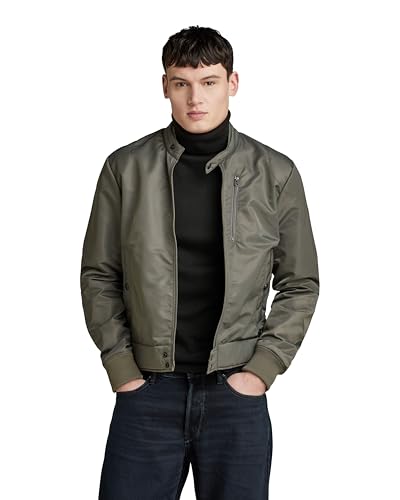 G-STAR RAW Herren Biker Jacke, Grau (gs grey D24281-C143-1260), XXL von G-STAR