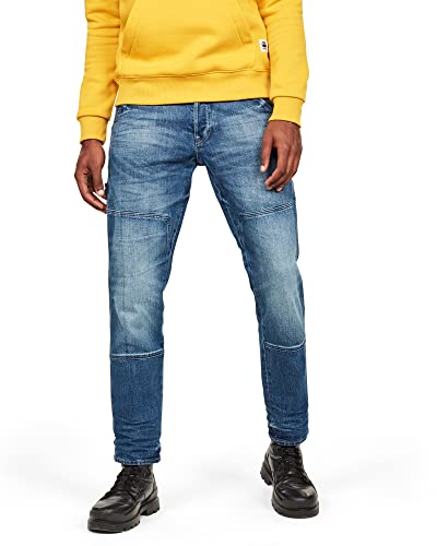 G-STAR RAW Herren Faeroes Straight Tapered Jeans, Blau (medium aged D11399-8595-071), 29W / 32L von G-STAR RAW