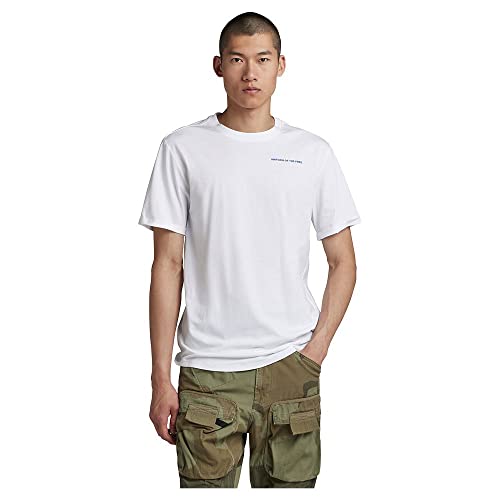 G-STAR RAW Herren Lash Back Text T-Shirt von G-STAR