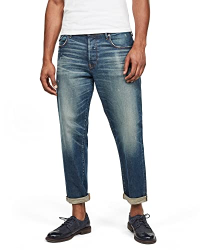 G-STAR RAW Herren Morry 3D Relaxed Tapered Selvedge Jeans von G-STAR