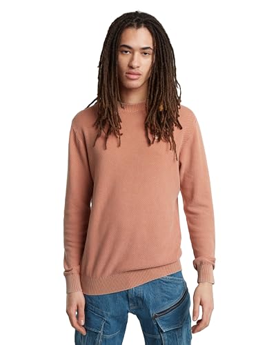 G-Star RAW Herren Moss Knitted Pullover, Rosa (Tuscany gd D24461-D630-C984), XXL von G-Star RAW