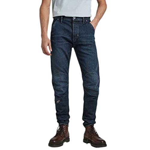 G-STAR RAW Herren Pilot 3D Slim Jeans, Blau (Worn in deep Teal D20505-D164-D325), 33W / 34L von G-STAR