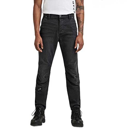 G-STAR RAW Herren Pilot 3D Slim Jeans, Grau (Worn in Black Onyx D20505-B479-C942), 28W / 32L von G-STAR