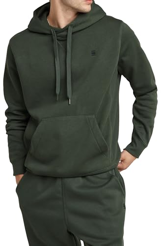 G-STAR Herren Premium Core Hooded Sweatshirt, Grau (Graphite D16121-C235-996), XXL von G-STAR