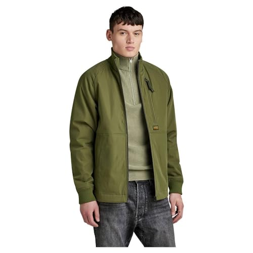 G-STAR RAW Herren Track Overshirt, Grün (shadow olive D24294-D517-B230), XL von G-Star RAW